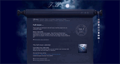 Desktop Screenshot of fullmoon.info